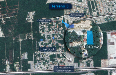 Terrenos en venta | Ideal para Desarrollo Inmobiliario | Playa del Carmen Av. La Joya