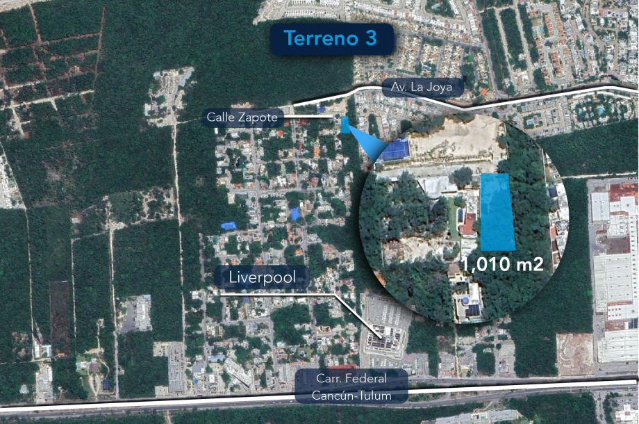 Terrenos en venta | Ideal para Desarrollo Inmobiliario | Playa del Carmen Av. La Joya-2