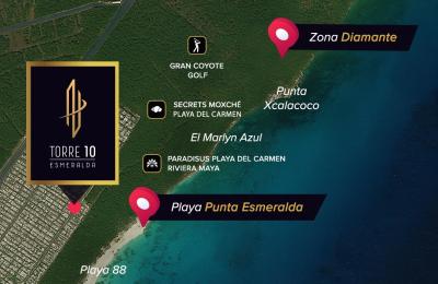 Torre 10 Esmeralda a unos pasos del Mar